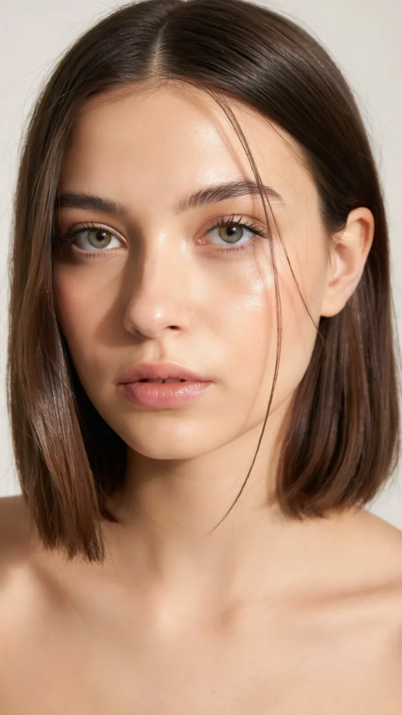 wispy curtain bangs straight hair